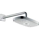 Потолочная душевая лейка Hansgrohe Raindance Select E300 2JET с держателем